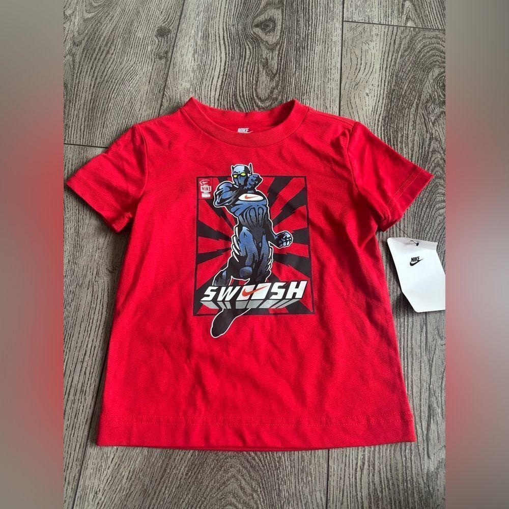 Nike Kids Red Graphic T-Shirt